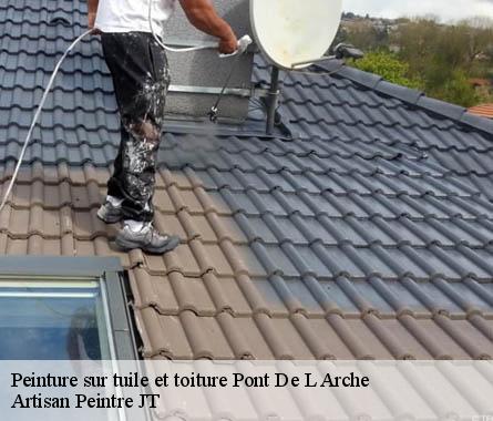 Peinture sur tuile et toiture  pont-de-l-arche-27340 Artisan Peintre JT