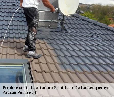 Peinture sur tuile et toiture  saint-jean-de-la-lecqueraye-27560 Artisan Peintre JT