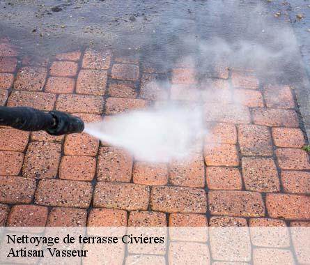Nettoyage de terrasse  civieres-27630 Artisan Vasseur