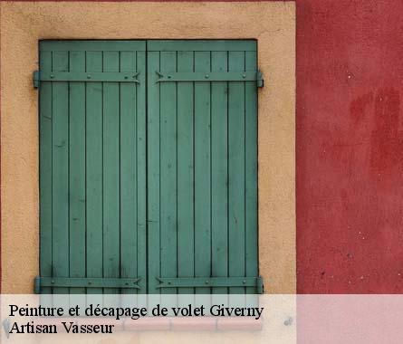 Peinture et décapage de volet  giverny-27620 Artisan Vasseur