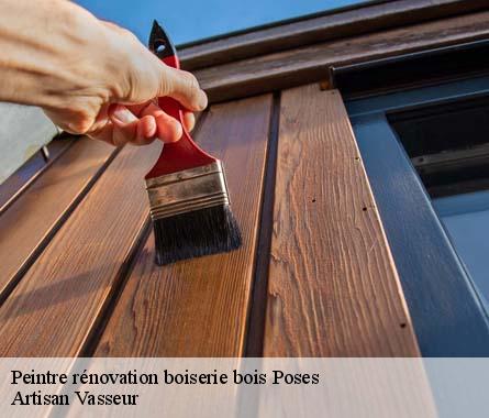 Peintre rénovation boiserie bois  poses-27740 Artisan Vasseur